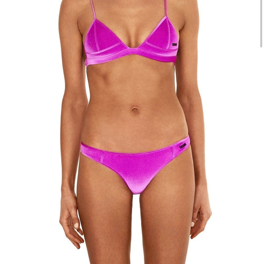 Triangl Neoprene velvety Bikini Set